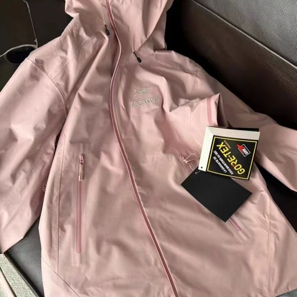 Pink Arcteryx Beta Series Beta LT JacketHooded Hardshell Unisex Jacket S - Picture 5 of 6